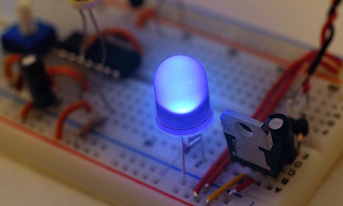 blue led